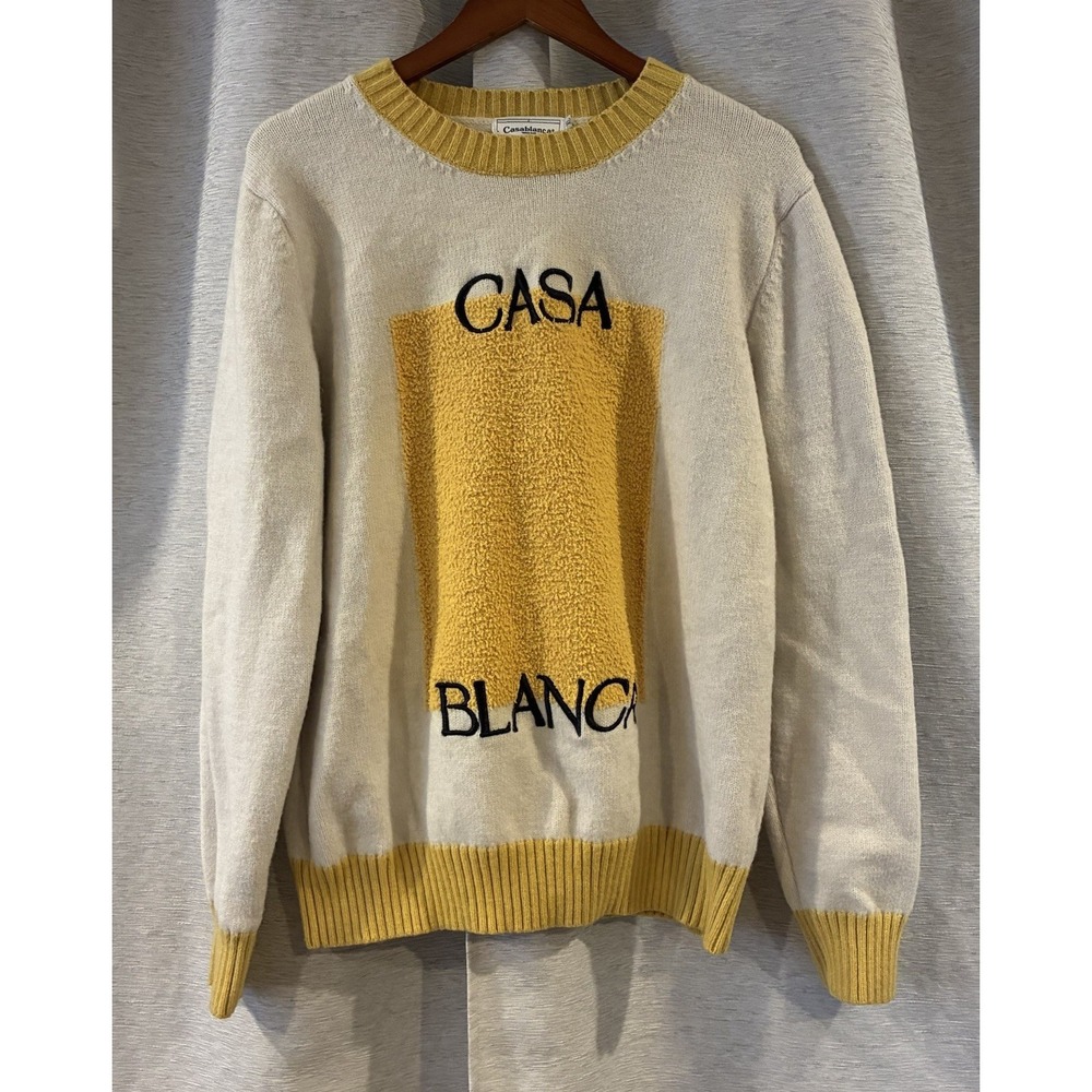 Casa Blanca Tennis Club Pullover Sweater Size XL Luxury